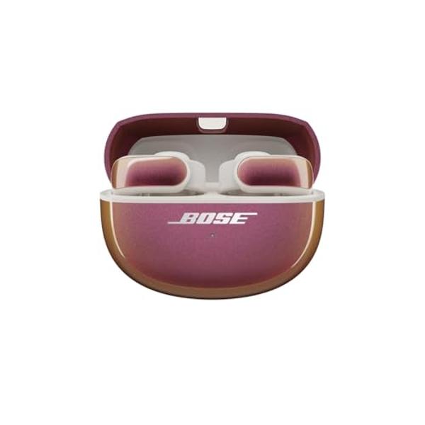 Bose Ultra Open Bluetooth Earbuds, True Wireless Earbuds with OpenAudio for Awareness, Clip On Design for Comfort, Immersive Audio, Up to 48 Hrs of Playtime, Sunset Iridescent - Li