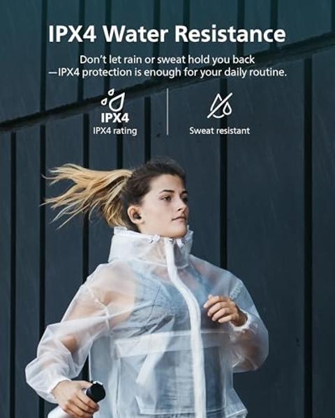 PHILIPS TAT1219 Wireless Earbuds,True Wireless Headphones,Powerful Bass with 10 mm Driver,Clear Call Quality with AI Mic,18 H Battery Life,Bluetooth 5.3,IPX4 Rating,Ergonomic Desig