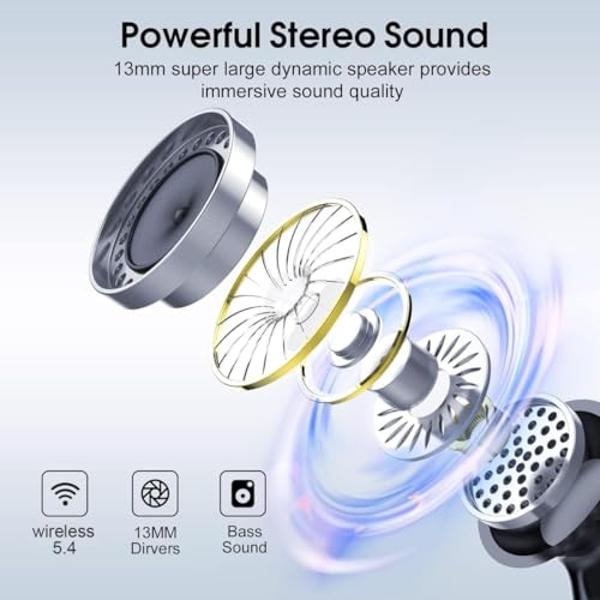 Skullcandy Method 360 ANC Wireless Earbuds, Sound by Bose, Bluetooth Headphones, Premium Noise Cancelling, Up to 40 Hrs Battery, Sweat and Water Resistant, Microphone for iPhone An