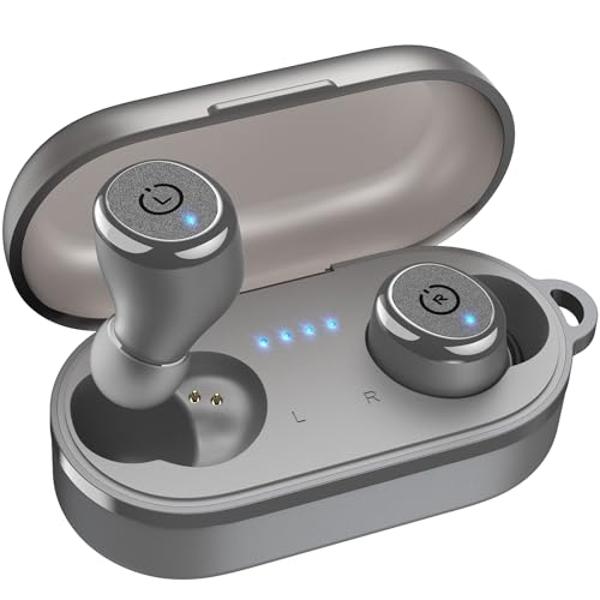 TOZO T10 Wireless Earbuds Bluetooth 5.3 Headphones, App Customize EQ, Ergonomic Design, 55H Playtime, Wireless Charging Case, IPX8 Waterproof Sound in-Ear Headset, 2025 New Version