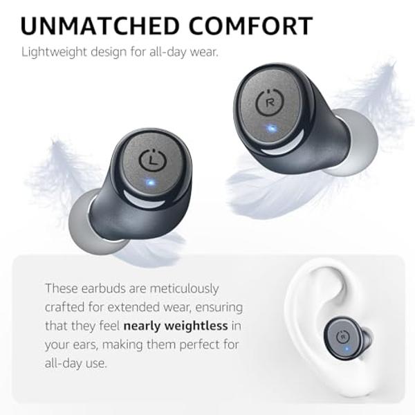 Ozlo Sleepbuds® | Comfortable Side Sleeper Headphones | Up to 10 Hours of Bluetooth LE Streaming | Science-Backed Sleep Sounds | Snore Blocking Comfortable Earbuds
