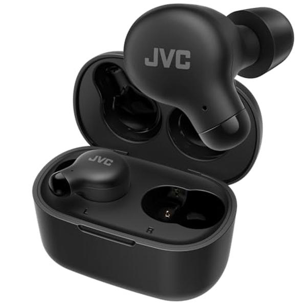 JVC Marshmallow True Wireless Earbuds - Bluetooth 5.3 in-Ear Earbud Headphones for iPhone/Android - IPX4 Water Resistant - 28 Hr Playtime with Compact Charging Case, S/M/L Memory F