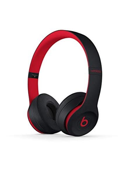 Beats Solo3 Wireless On-Ear Headphones - The Beats Decade Collection - Defiant Black-Red (Renewed)