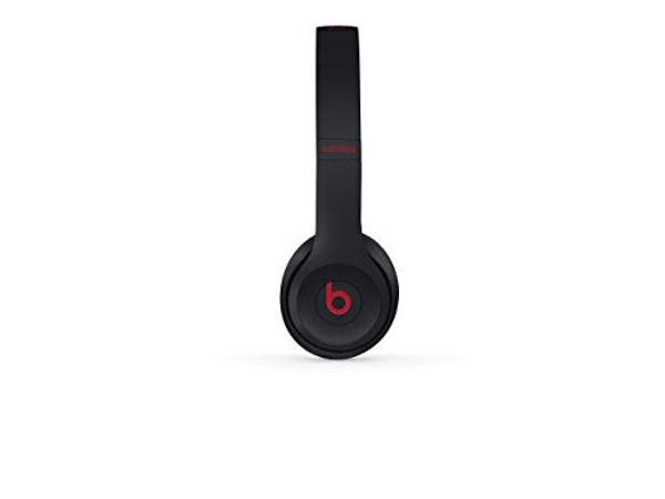 Beats Solo3 Wireless On-Ear Headphones - The Beats Decade Collection - Defiant Black-Red (Renewed)
