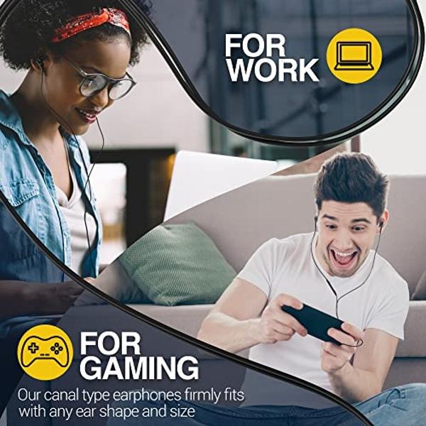 Samsung AKG Earbuds Original 3.5mm in-Ear Headphones with Remote & Mic for Galaxy A71, A31, Galaxy S10, S10e, Note 10, Note 10+, S10 Plus, S9 - Braided, Includes Velvet Carrying Po