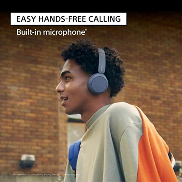 Sony WH-CH520 Wireless Headphones Bluetooth On-Ear Headset with Microphone, Black New (Renewed)