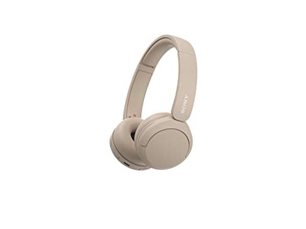 Sony WH-CH520 Best Wireless Bluetooth On-Ear Headphones with Microphone for Calls and Voice Control, Up to 50 Hours Battery Life with Quick Charge Function, Includes USB-C Charging