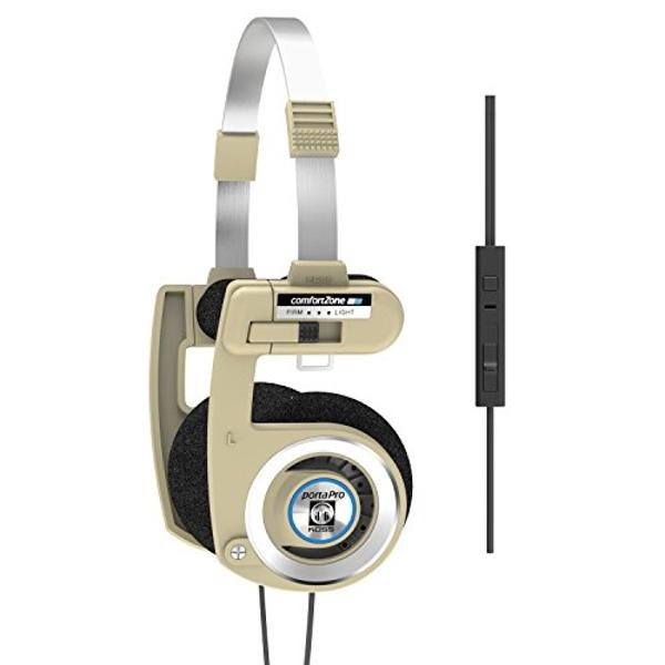 Koss Porta Pro Limited Edition On-Ear Headphones, in-Line Microphone, Volume Control and Touch Remote Control, Retro Style, Includes Hard Carry Case, Wired with 3.5mm Plug, Rhythm 