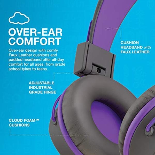 JBL Tune 510BT - Bluetooth headphones with up to 40 hours battery, microphone for call, foldable and comfortable, Android and iOs compatible (White)