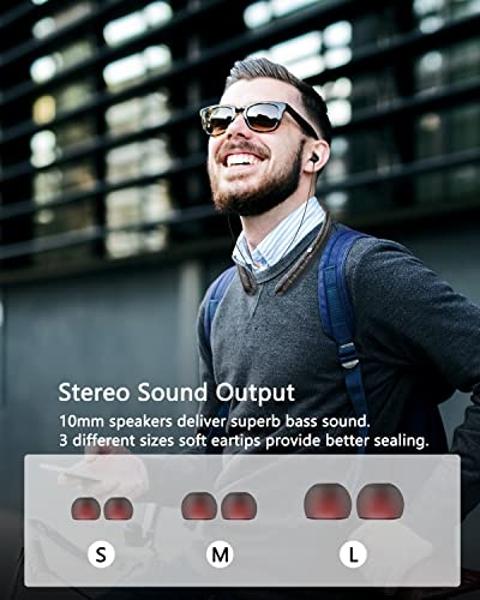 JVC Marshmallow True Wireless Earbuds - Bluetooth 5.3 in-Ear Earbud Headphones for iPhone/Android - IPX4 Water Resistant - 28 Hr Playtime with Compact Charging Case, S/M/L Memory F