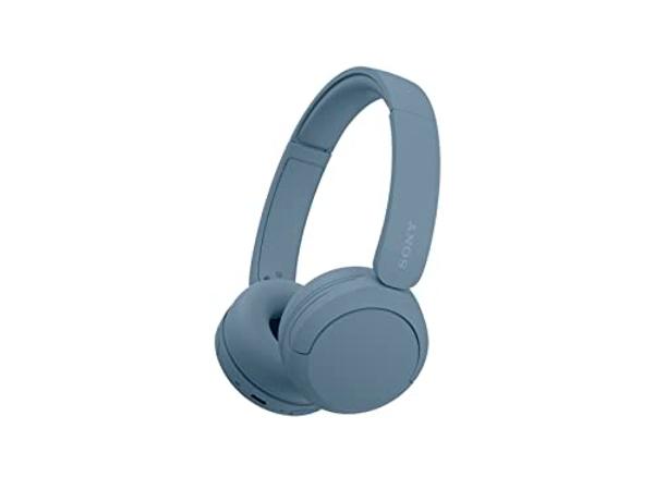 Sony WH-CH520 Best Wireless Bluetooth On-Ear Headphones with Microphone for Calls and Voice Control, Up to 50 Hours Battery Life with Quick Charge Function, Includes USB-C Charging