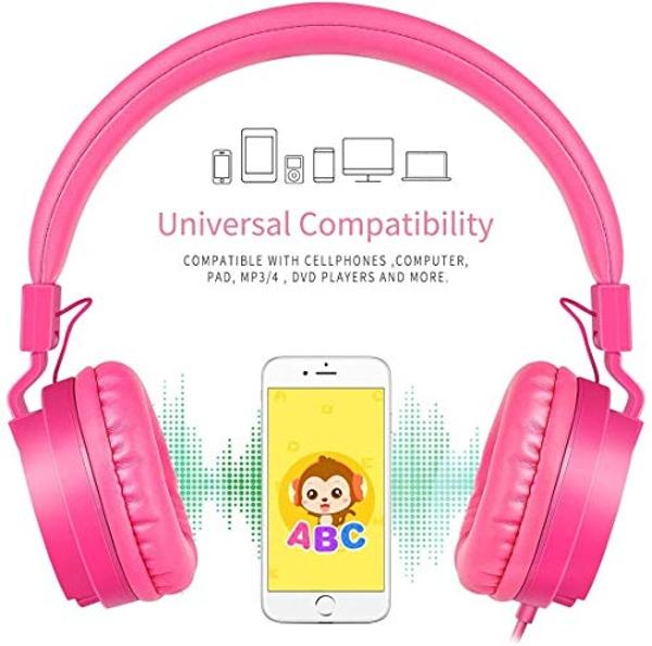eKids Bluey Bluetooth Headphones for Kids, Wireless Headphones with Microphone Includes Aux Cord, Volume Reduced Kids Foldable Earphones for School, Home, or Travel