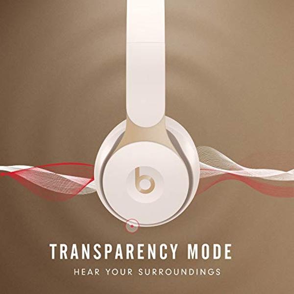 Beats Solo Pro Wireless NC On-Ear Headphones - More Matte Collection Ivory (Renewed)