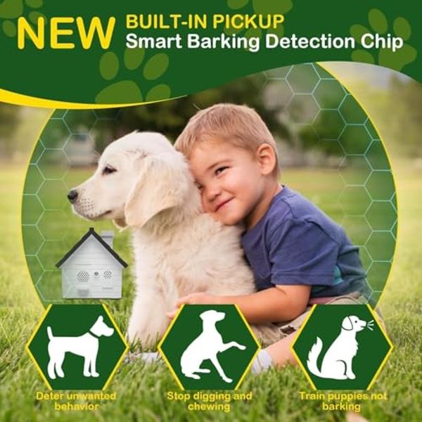 Brennenstuhl Anti Bark Device for Dogs Indoor,Dog Bark Deterrent Devices,Bark Box for Barking Dogs,Barking Dog Silencer,50 Ft Barking Dog Silencer,Safe for Dogs and Humans,Indoor a