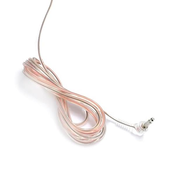 Koss CL/20 Clear Transparent On-Ear Headphones, Retro Look, 3.5mm Plug, Adjustable Headband, Leatherette Cushions