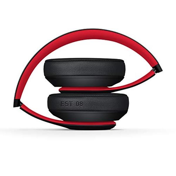 Beats Studio3 Decade Collection Wireless Over-Ear Headphones - Defiant Black/Red (Renewed)
