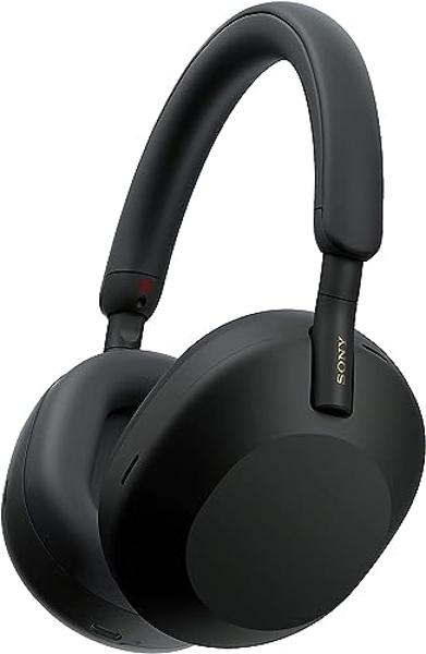 Sony WH-1000XM5 Noise Canceling Wireless Headphones - 30hr Battery Life - Over-Ear Style - Optimized for Alexa and Google Assistant - Built-in mic for Calls - Black - International