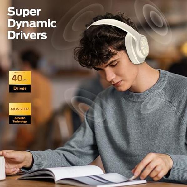 Skullcandy Crusher Bluetooth Wireless Over-Ear Headphones with Microphone - Black - (Renewed)