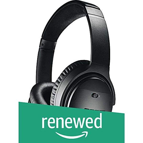 Bose QuietComfort 35 (Series II) Wireless Headphones, Noise Cancelling - Black (Renewed)