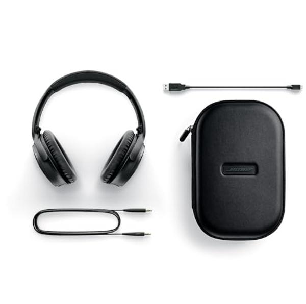 Bose QuietComfort 35 (Series II) Wireless Headphones, Noise Cancelling - Black (Renewed)