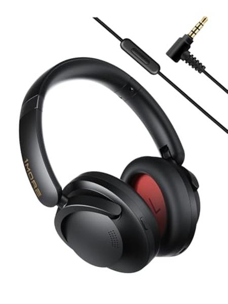 1MORE SonoFlow-Pro Noise Cancelling Headphones - HQ51 Over Ear Bluetooth Headphones with LDAC for Hi-Res Wireless Audio,100H Playtime,Bluetooth 5.4,QuietMax ANC, Comfortable Fit,Cl