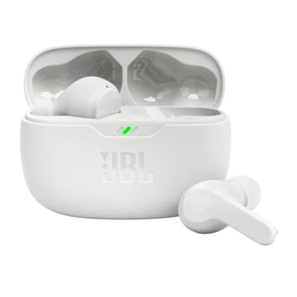 JBL Vibe Beam True Wireless Headphones - White, Small (Renewed)