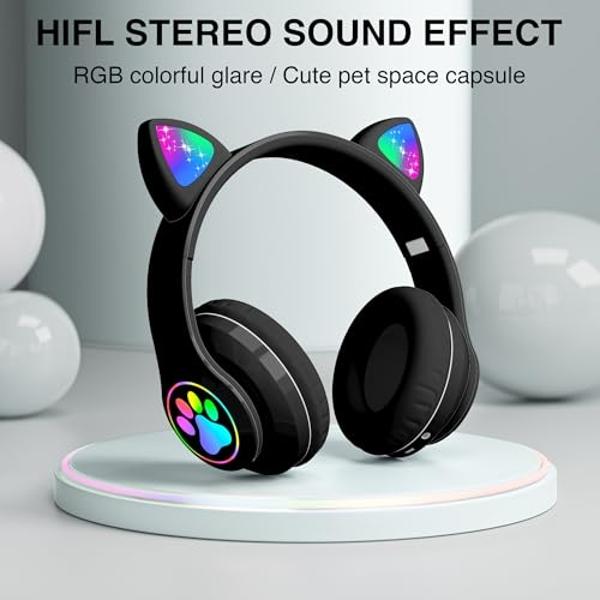 havit H655BT Hybrid Active Noise Cancelling Headphones for Airplane Travel, Wireless Over Ear Bluetooth Headphones, 76H Playtime, Hi-Res Audio, Super Bass via App, 5 Mic for Noise 