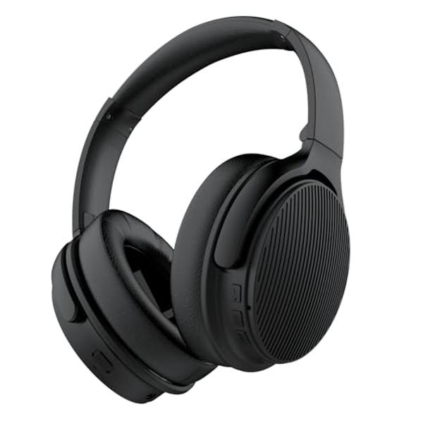 HomeSpot JM320, Ultra-Lightweight Bluetooth 5.3 Over-Ear Headphones with Auracast, LE Audio, Aptx HD, 60-Hour Battery, and Enhanced Noise Isolation