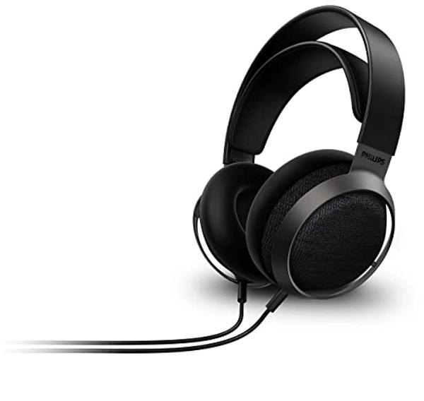 Philips Fidelio X3 Professional Studio Monitor Headphones for Recording & Mixing Wired Over The Ear Open-Back Headphones, Multi-Layer 50mm Diaphragms, Hi-Res Music Studio Headset, 