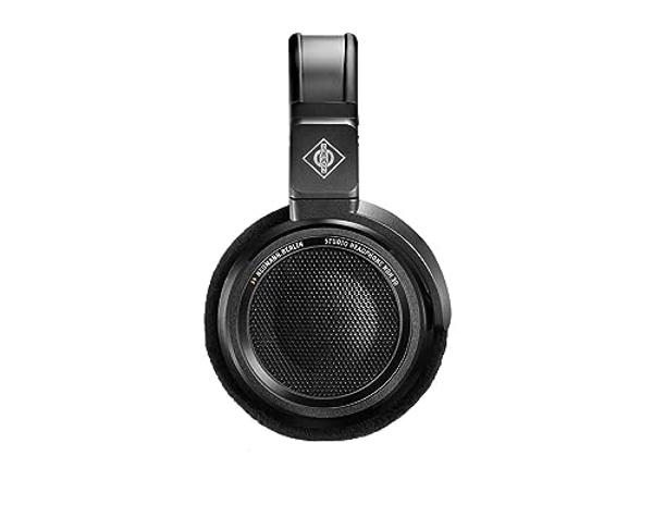 Neumann NDH 30 Dynamic Open-Back Headphone for Professional Mixing, Mastering, Twitch, YouTube, Podcast, Production, High Definition Music Listening Black Edition