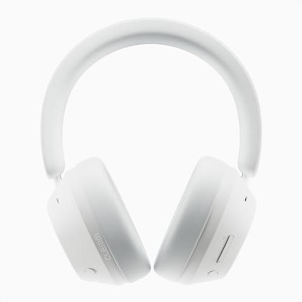 Clemm Preset Wireless Over-Ear Headphones with Microphone, 95H Playtime, Bluetooth, Memory Foam and Soft Touch (Ivory)