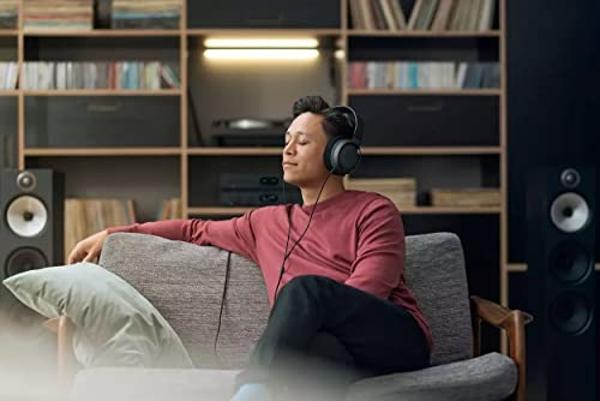 Philips Fidelio X3 Professional Studio Monitor Headphones for Recording & Mixing Wired Over The Ear Open-Back Headphones, Multi-Layer 50mm Diaphragms, Hi-Res Music Studio Headset, 