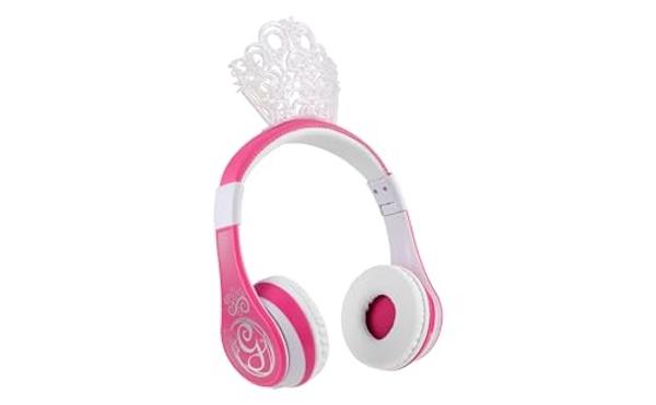 rockpapa Comfort Kids Headphones for School, Lightweight Childrens Boys Girls Teens Over-Ear Headphones Wired 3.5mm for CD DVD Player Tablet Phone Travel White/Blue