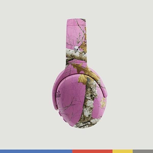 Skullcandy Crusher ANC 2 Wireless Over-Ear Bluetooth Headphones with Multi-Sensory Bass, Active Noise Cancelling, Up to 60 Hours Battery, Microphone for iPhone Android - Realtree E
