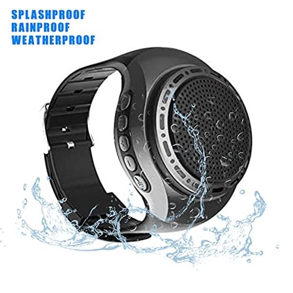 ORIDECOR Upgraded Wearable Waterproof Wireless Wrist Portable Sports Bluetooth Speaker Watch with Multi Function MP3 Player & FM Radio & Selfie & Ultra Long Standby Time for Runnin