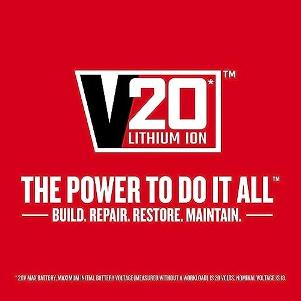 CRAFTSMAN V20 Wireless Portable Bluetooth Speaker, Tool Only (CMCR001B), Red