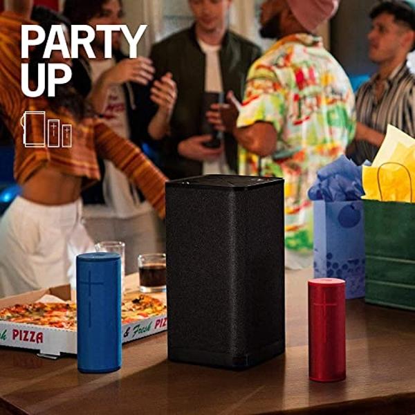 Ultimate Ears Hyperboom Portable & Home Wireless Bluetooth Speaker - Black (Renewed)