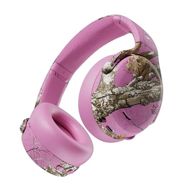 Skullcandy Crusher ANC 2 Wireless Over-Ear Bluetooth Headphones with Multi-Sensory Bass, Active Noise Cancelling, Up to 60 Hours Battery, Microphone for iPhone Android - Realtree E