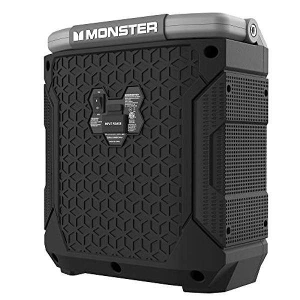 Monster Rocker 270 Sport | Portable Indoor/Outdoor Wireless Speaker, 60 Watts, Up to 24 Hours Playtime, IPX4 Water Resistant, Connect to Another TWS Speaker