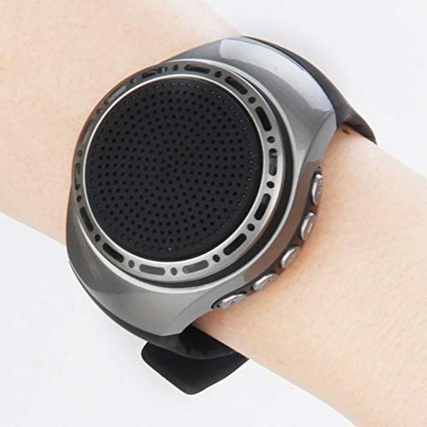 ORIDECOR Upgraded Wearable Waterproof Wireless Wrist Portable Sports Bluetooth Speaker Watch with Multi Function MP3 Player & FM Radio & Selfie & Ultra Long Standby Time for Runnin