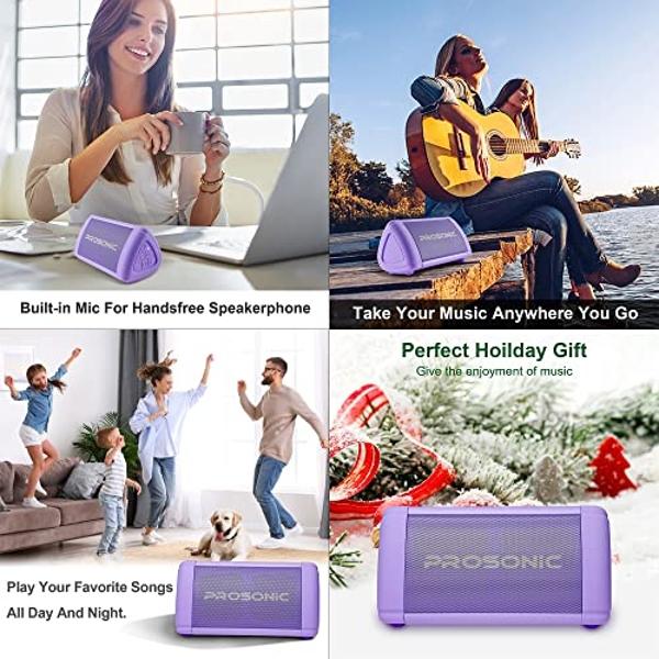 FULMINARE Bluetooth Speaker with 26W HD Sound, Portable Speaker Up to 30H Playtime, AUX&TF-Card&USB Input, LED Lights, Speakers Bluetooth 5.3 Wireless for Home/Party/Outdoor, Birth