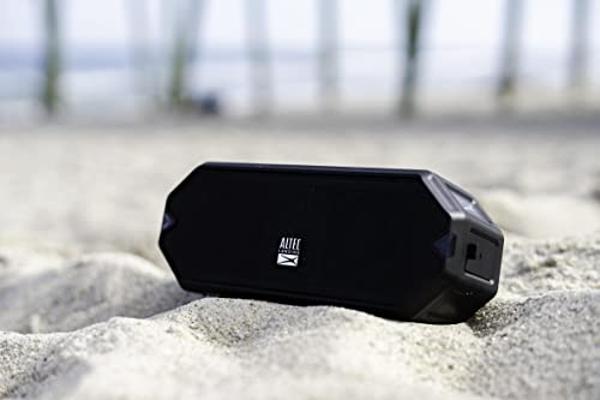 Altec Lansing - HydraJolt Wireless Bluetooth Speaker, Waterproof Portable Speakers with Built in Phone Charger and Lights, Everything Proof Outdoor, Shockproof, Snowproof, 16 Hours
