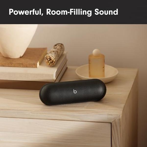 Beats Pill - Portable Bluetooth Speaker - Up to 24H Battery Life, Water Resistant, Bluetooth, Apple & Android Compatible, Seriously Loud Sound for Home, Outdoor and Travel - Matte 