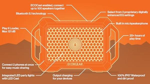 KSPEAKER Motorcycle Speakers Bluetooth Waterproof Radio Audio System Built-in Amplifier, 3 Inch Metal Mp3 Player, Great for ATV, Scooter Bike,12 Volt Vehicle, K2BL