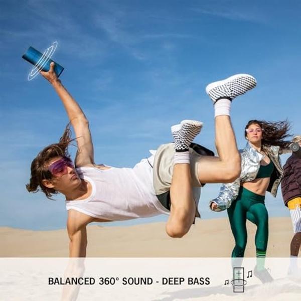 Altec Lansing - HydraJolt Wireless Bluetooth Speaker, Waterproof Portable Speakers with Built in Phone Charger and Lights, Everything Proof Outdoor, Shockproof, Snowproof, 16 Hours