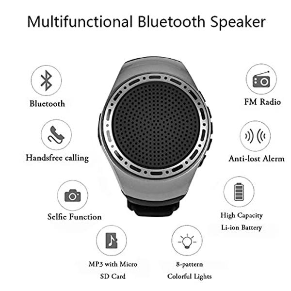 ORIDECOR Upgraded Wearable Waterproof Wireless Wrist Portable Sports Bluetooth Speaker Watch with Multi Function MP3 Player & FM Radio & Selfie & Ultra Long Standby Time for Runnin