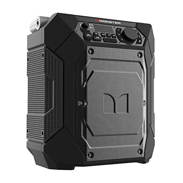 Monster Rocker 270 Sport | Portable Indoor/Outdoor Wireless Speaker, 60 Watts, Up to 24 Hours Playtime, IPX4 Water Resistant, Connect to Another TWS Speaker