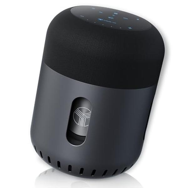 TREBLAB HD-360 Pro - Ultra High-Tech Bluetooth Speaker with 360° Surround Sound, 90W High-Powered 5-Driver System w/Subwoofer & 8 Bass Radiators, Portable Wireless Speaker for Home