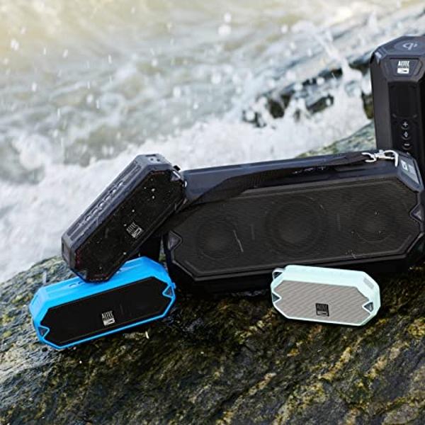 Altec Lansing - HydraJolt Wireless Bluetooth Speaker, Waterproof Portable Speakers with Built in Phone Charger and Lights, Everything Proof Outdoor, Shockproof, Snowproof, 16 Hours