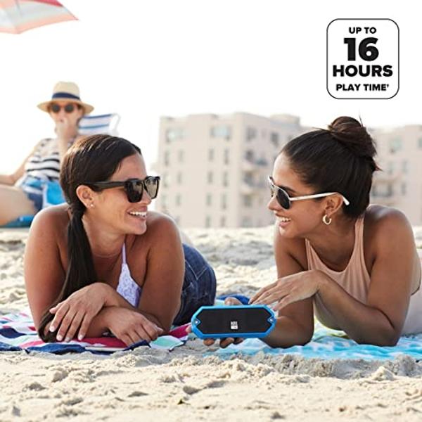 Altec Lansing - HydraJolt Wireless Bluetooth Speaker, Waterproof Portable Speakers with Built in Phone Charger and Lights, Everything Proof Outdoor, Shockproof, Snowproof, 16 Hours